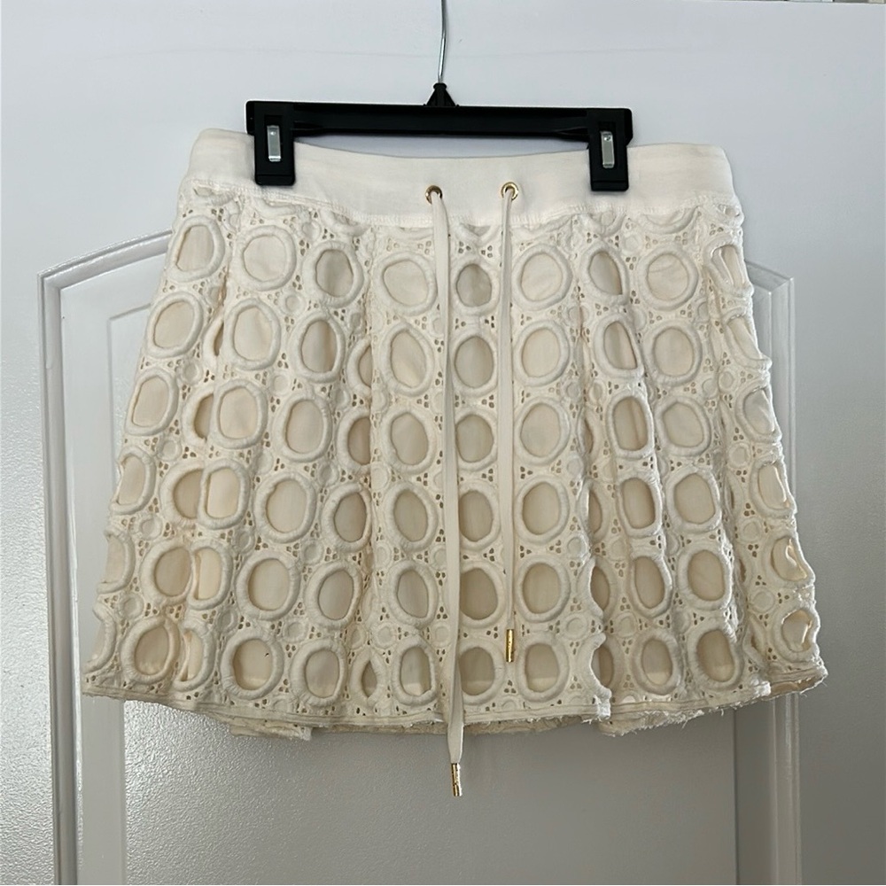 Juicy Couture Cream Mini Skirt